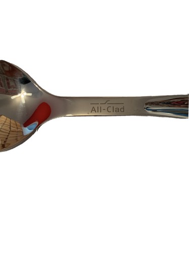 All-Clad 18/10 Edelstahl Koch Servierlöffel Silber Brandneu Etikett Authenti - Bild 4 von 5