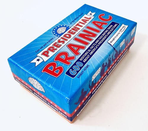 Presidential Brainiac Flashcards - 600 Historical Facts and Trivia - Kaplan - Picture 4 of 4