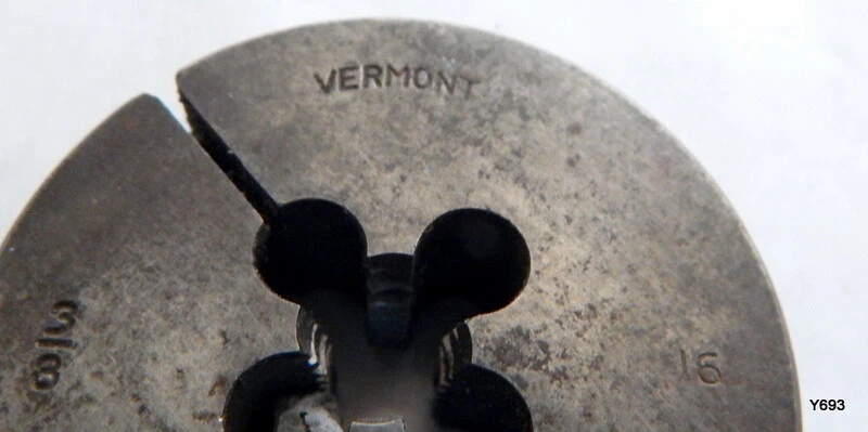 Vermont 3/8" 16mm NC Pipe Threader Die - Image 2 of 4