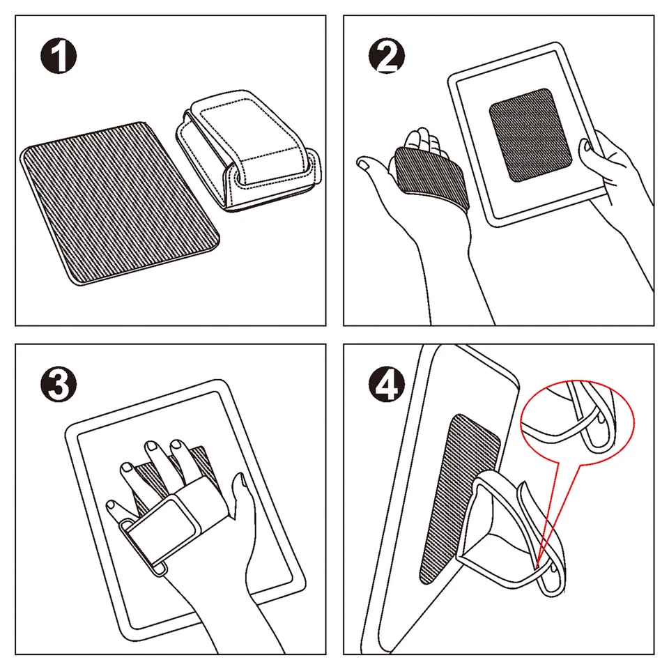 Detachable Hand Strap Universal Holder for Smartphones,Tablets Pro 12.9,Air,Mini - Image 4 of 4