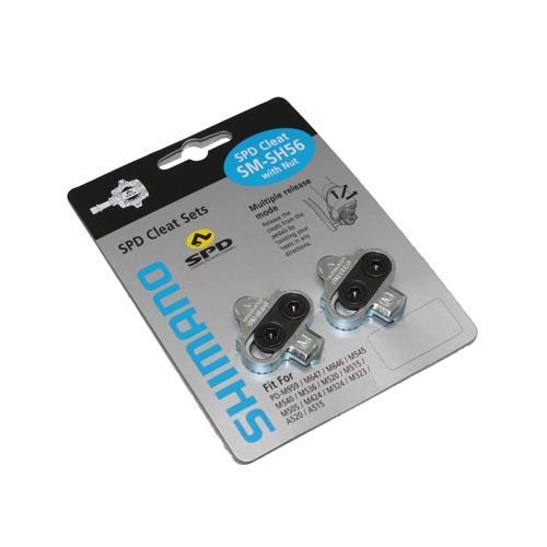 Cale pedale vtt sms-h56 spd Shimano paire de cales de remplacement noires pour vélos tout-terrain