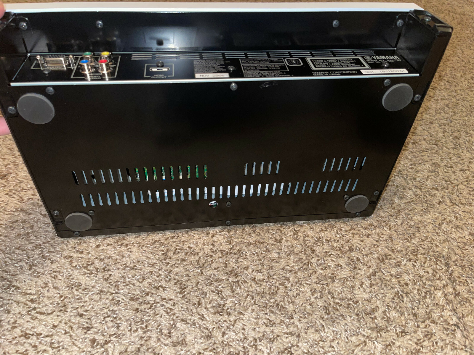 YAMAHA DVR700 W/ DVX700 SUBWOOFER HOME THEATHER SYTEM. SUPER RARE