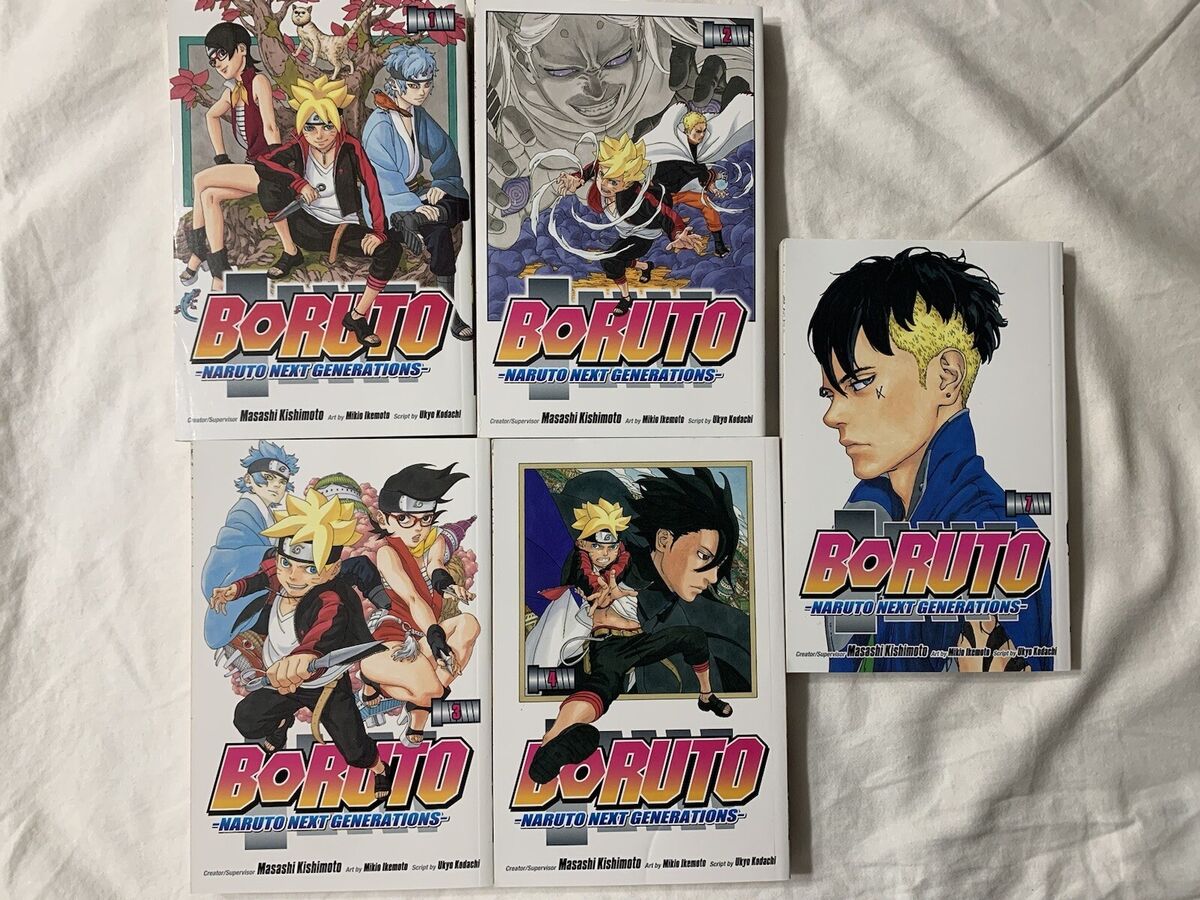 Boruto: Naruto Next Generations Volumes 1-4, & 7, Great Condition