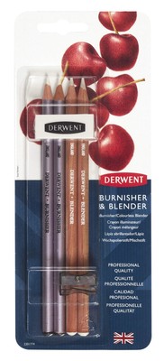 Derwent Blender And Burnisher Pencil Set Drawing Art Supplies Assorted 2301774