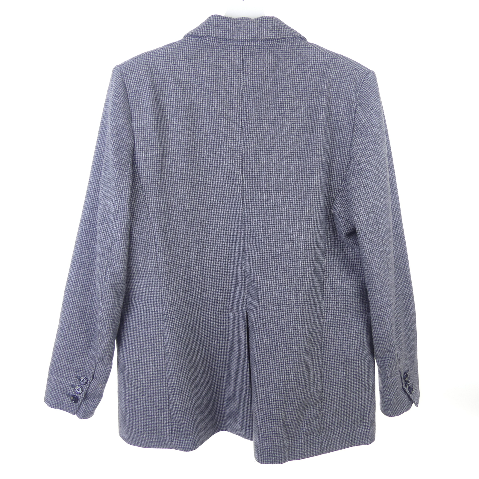 Mango blazer houndstooth pattern grey size XL 42 - image 3