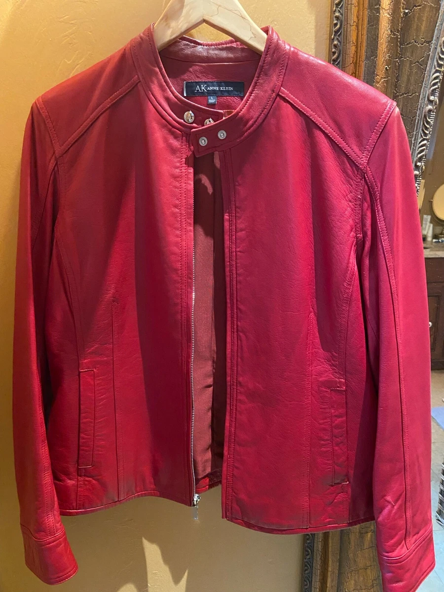 Anne klein red jacket deals