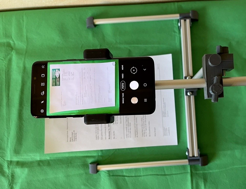 Vielseitiger Smartphone Scanner f. Dokumente, Bücher, Produktfotos, Mikroskop uv - Bild 2 von 4