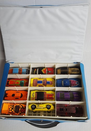 Hot Wheels 12 Car Carrying Case w/12 Great Vintage HWs & MBs. Cars See Pics - Picture 10 of 15