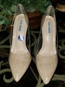 steve madden vegas clear pumps
