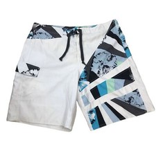 Joe Boxer Men's Size Large Hawaiian Floral Graphic Board Shorts Swim Trunks