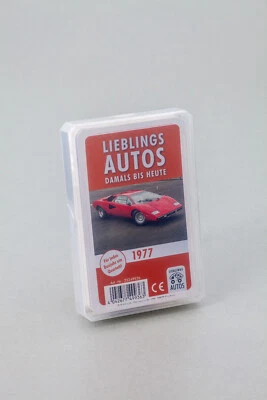LIEBLINGS AUTOS Auto Quartett 1977 Baujahr Geburtsjahr 49. Geburtstag Geschenk Spielkarten Neu