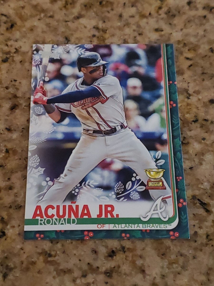 2019 Topps Holiday Winter Ronald Acuna Jr Rookie RC #HW85, Atlanta