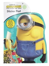 Minions The Rise of Gru 8 Page Sticker Pad Kids Activity Set, Despicable Me Gift