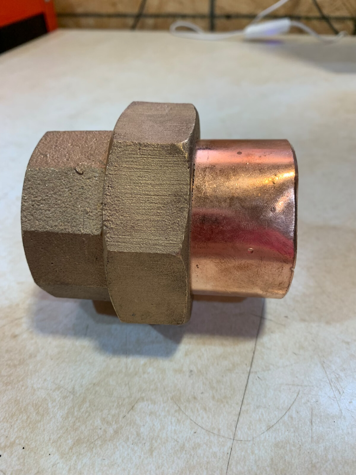 NIBCO 2" Cast Copper Pipe Union C x C, Pressure Fitting B255700 - 71940746 (I4)