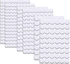 580 Pcs Self-Adhesive Screw Hole Stickers, 6-Table Self-Adhesive Screw Covers Ca