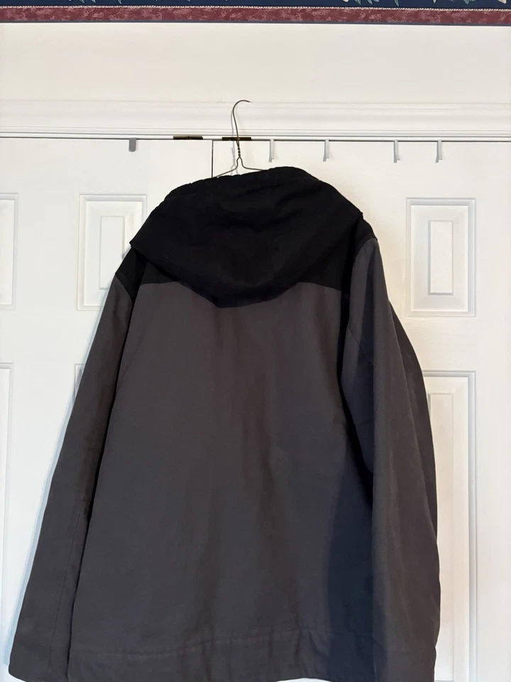 DRI-DUCK XL BLACK AND GRAY QUILTED LINER CANVAS HEAVY DUTY WESTERN JACKET NWOT - Image 3 of 4