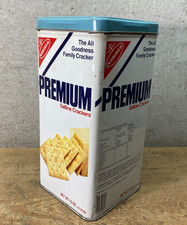Vintage Nabisco Premium Saltine Crackers Tin ...