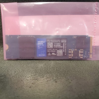 Western Digital WD Blue SN570 500GB M.2 NVMe SSD WDS500G3B0C