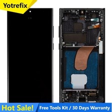 Small INCELL For Samsung Galaxy S23 Ultra S918 OLED LCD Touch Screen Replacement