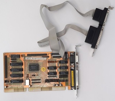 VIVA VA-MI083757 ISA Multi-I/O IDE Floppy Controller (retro, 1992)