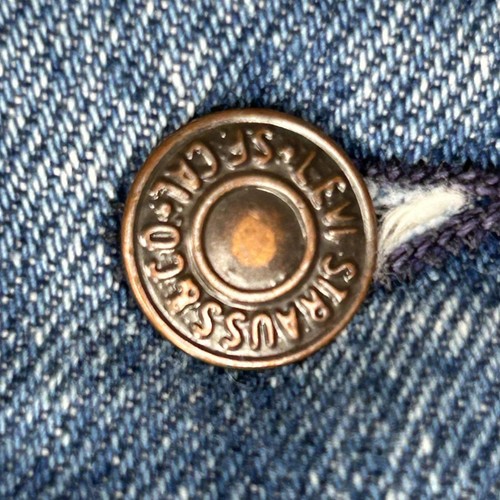 Vintage Levi's Jacket Mens 44 Fits 40 Blue Jean Denim Trucker Made USA 80s 90s by Levi's, $69.99 - Photo 6