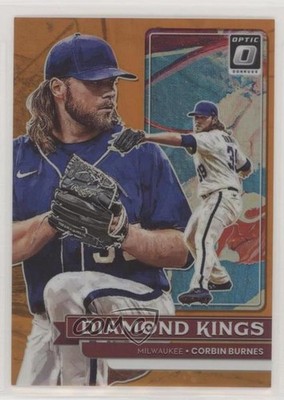 2022 Panini Donruss Optic Diamond Kings Orange Prizm /125 Corbin Burnes #21 k6j
