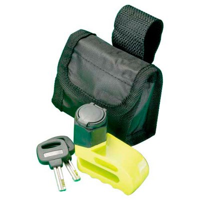 Bike-It Mammoth Heavy Duty Disc Lock - Yellow - 6mm