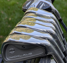 Nicklaus VCG 4‑PW Irons & Nicklaus Claw Hybrid – Both with Regular Shafts, Exc