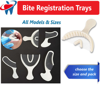 Dental Impression Bite Registration Polybite Trays Full Arch, Quadrant Choose Qt