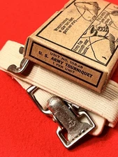WWII TOURNIQUET, U.S. ARMY ("Davis Emergency Equip.") in Carton, Mint NOS Uniss.