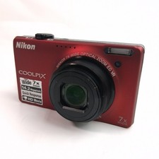 Nikon Coolpix S6000 Digital Camera Red Tested