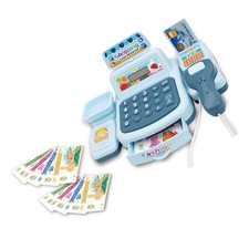 A-Interactive Cash Register Playset For Kids Learning Counting