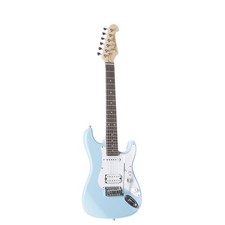 J&D ST-MINI E-Gitarre, Erle-Korpus, Ahorn-Hals, Keramik Single Coil, Sky Blue