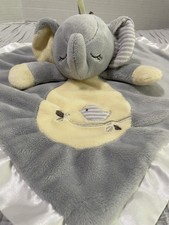 Grey Elephant Douglas Baby Snuggler Lil Plush Stuffed Animal Satin Trim Toy EUC