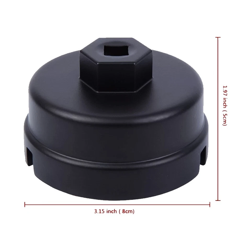 Oil Filter Cap Wrench Cup Socket Remover Tool 64MM 14 Flutes For Toyota Lexus - Image 4 of 4