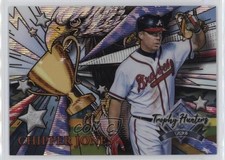 2022 Stadium Club Chrome Trophy Hunters Wave Refractor Chipper Jones HOF 0o3x