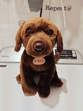 FAO Schwartz Chocolate Labrador Dog Plush