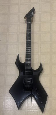 BC Rich Warlock Limited Edition Stranger Things  Eddie s  Guitar - Liquid Black