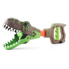 Dinosaur Chomper Toys for Kids with 3 Roar Sounds and Light Jurassic Dinosaurs