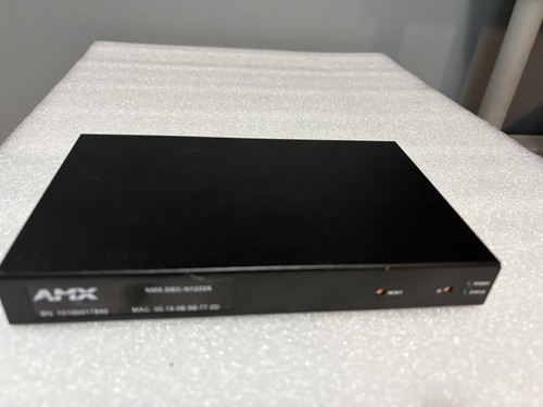AMX NMX-DEC-N1222A Video Over IP Decoder N1222A -- Tested Working