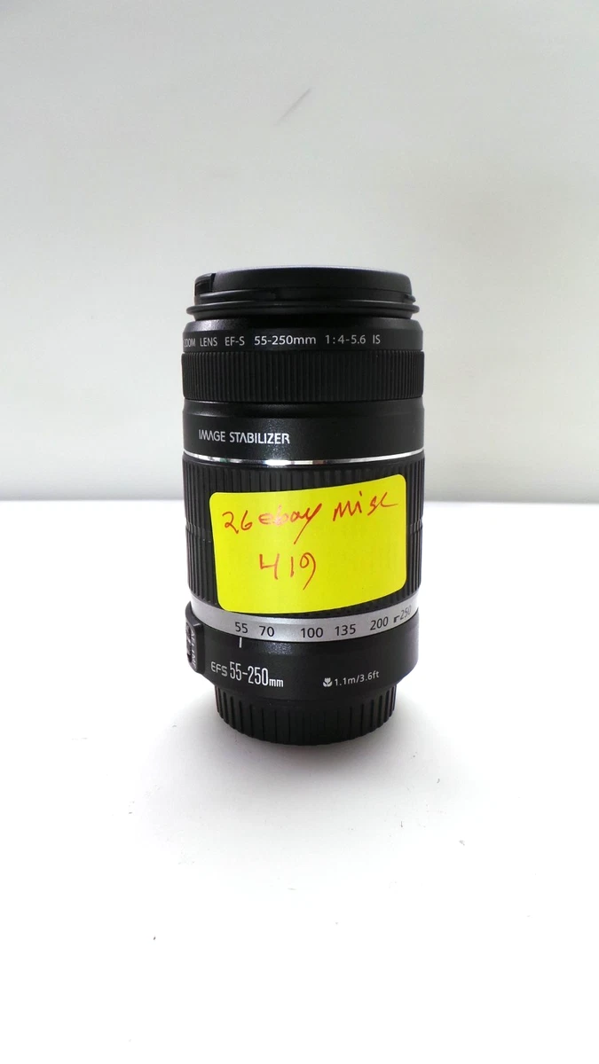 Canon EF-S 55-250mm Focal Camera Lenses for sale | eBay