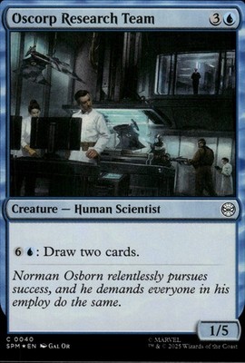 Oscorp Research Team - Foil Common 0040 - Marvel's Spider-Man - MTG