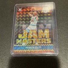 2023-24 Panini Mosaic - Jam Masters Brandon Miller #1 Reactive Yellow Mosaic...