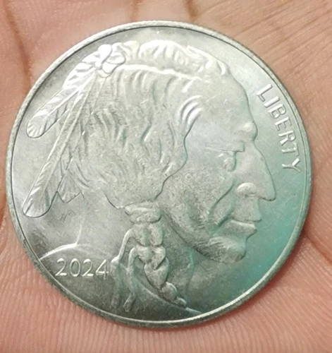 2024 Buffalo 1 oz .999 Fine Silver Round Bullion - Native American Design