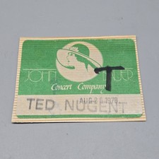 Ted Nugent Concert Backstage Pass Soldier Field Chicago Aug. 26, 1978