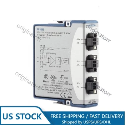 US Free TAX NEW National Instruments NI-9230 NI 9230 C Series 3-Channel