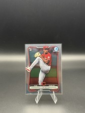 2026 Bowman Chrome Chase Burns Rookie Card #27 – Cincinnati Reds. rookie card picture