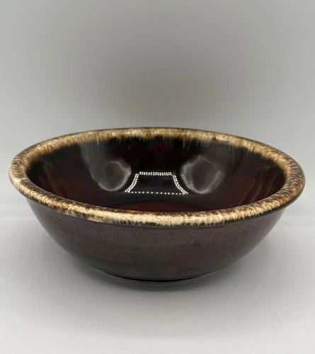 Hull Pottery Brown Drip Bowls Made in the USA Oven Proof Vintage Bowl