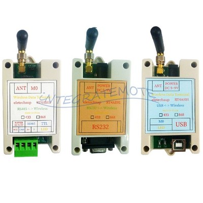 RS232 RS485 USB Wireless Transceiver 433M 868M Transmitter Receiver Module NEW