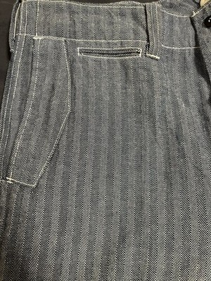 At Last & Co. Timeworn Clothing Herringbone Trousers 34- Made In
